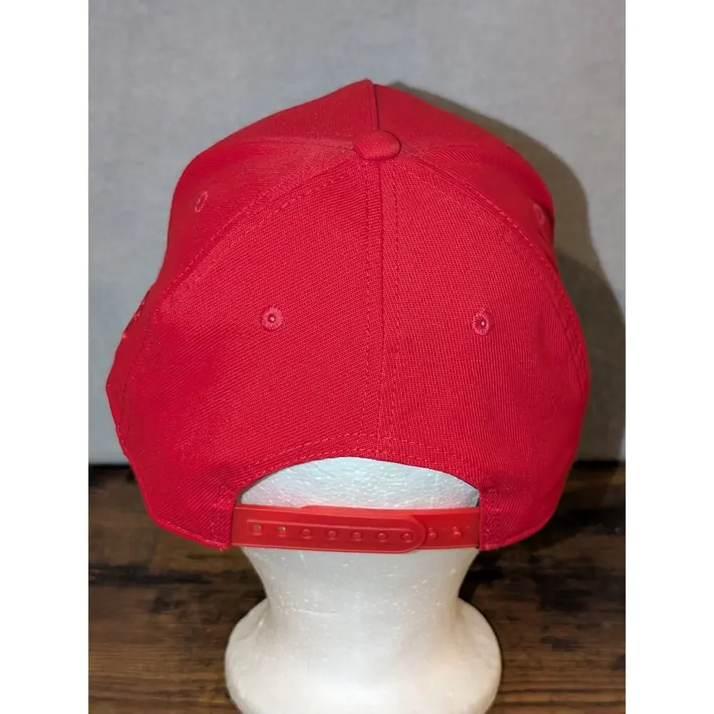 G/Fore Zero Putts Given Stretch Twill Snapback Hat - G4AF22H42 - Cherry